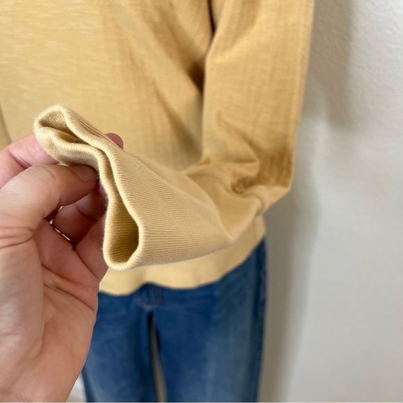 Apiece Apart Olimpio Sweatshirt Dijon Yellow Size S - Picture 4 of 9